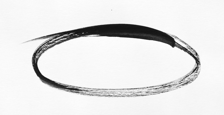 Foto fundo de forma abstrata de tinta preta.