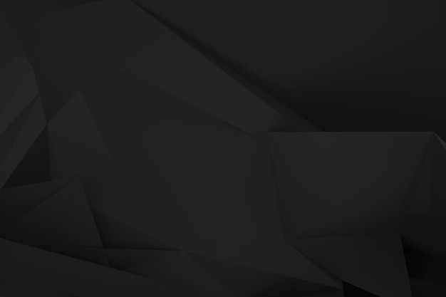 Fundo de forma simples 3d preto