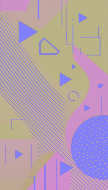 Fundo de formas geométricas abstratas