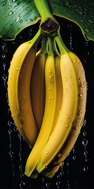 fundo de fruta banana fresca