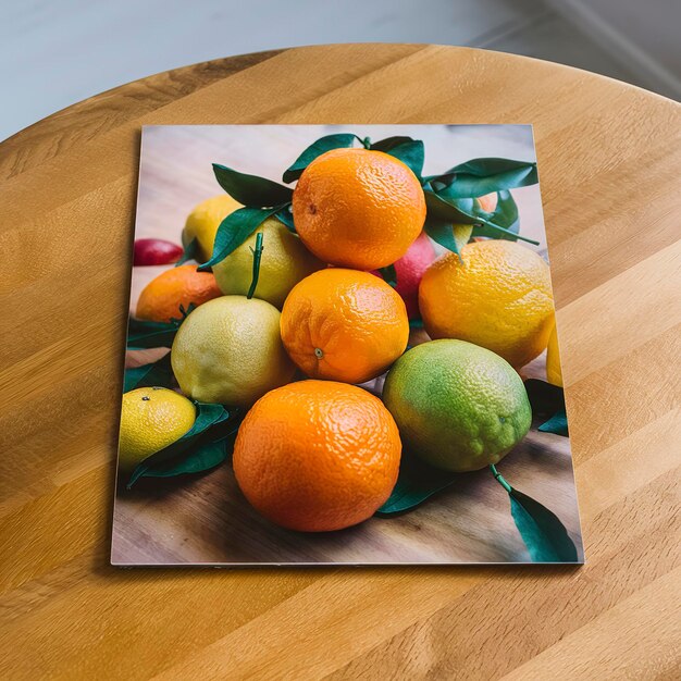 Fundo de frutas cítricas com laranjas e limões