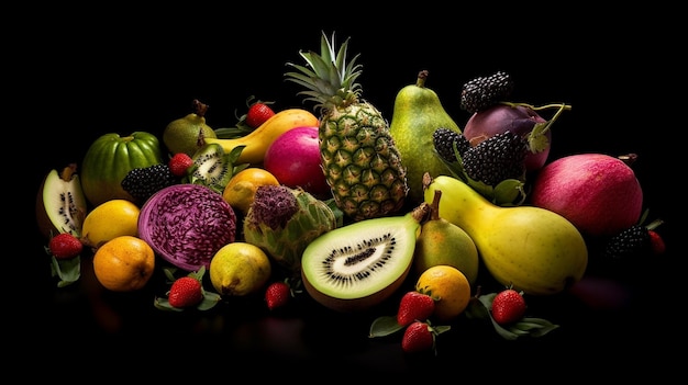 fundo de frutas