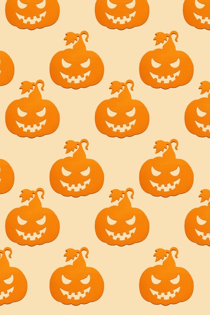 Fundo de fundo de arte de abóboras de halloween