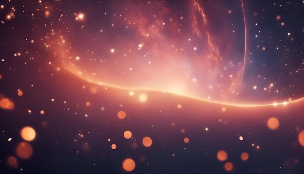 fundo de galáxia abstrato com estrelas e nebulosa renderização 3d