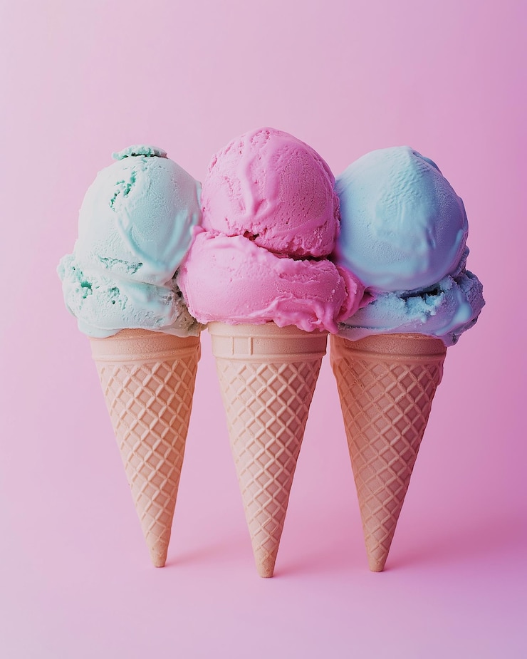 Foto fundo de gelado