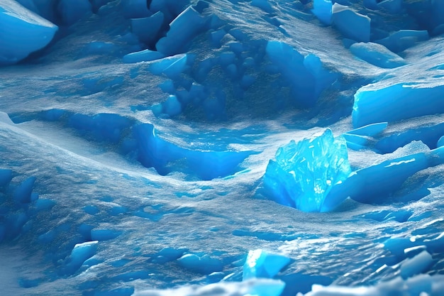 fundo de gelo racha papel de parede de textura azul grunge