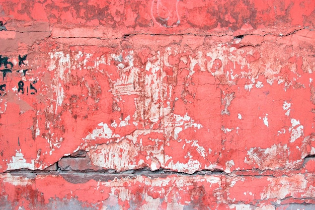 Fundo de gesso de textura de superfície de parede de concreto vermelho para design