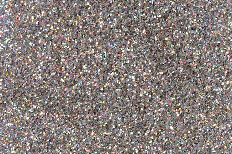 Foto fundo de glitter prateado, textura. foto de alta resolução