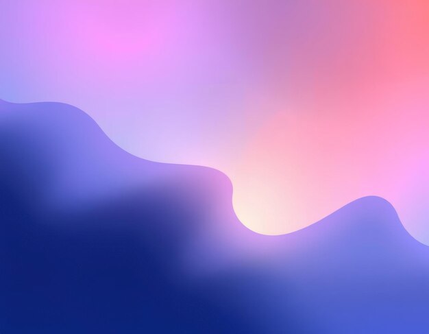 Fundo de gradiente abstrato com cores roxas e cor-de-rosa suaves perfeitas para design moderno