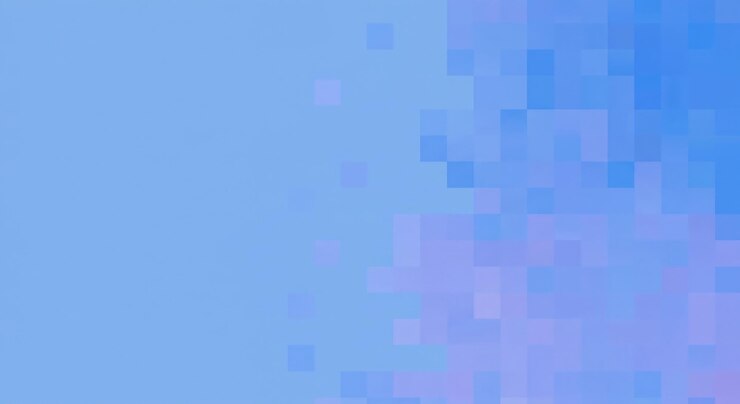 Foto fundo de gradiente azul pixelado