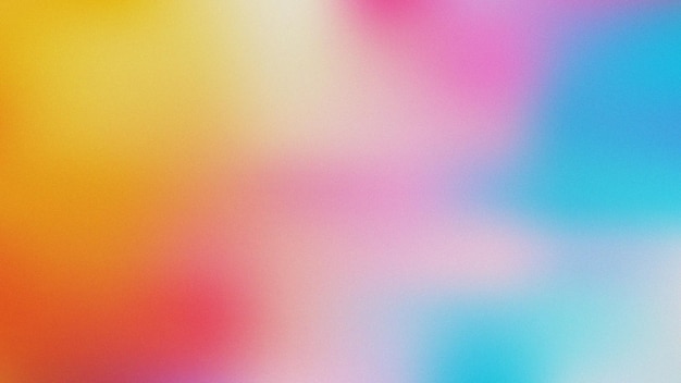 fundo de gradiente de cor abstrato com textura granulada rosa roxo amarelo ruído textura desfocada