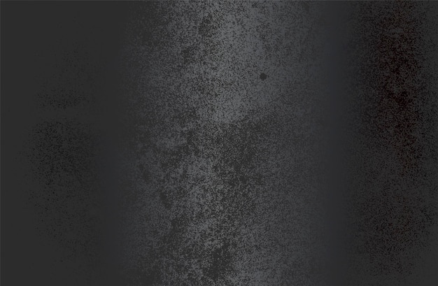Fundo de gradiente de metal preto de luxo com textura de concreto rachado em dificuldade Ilustração vetorial