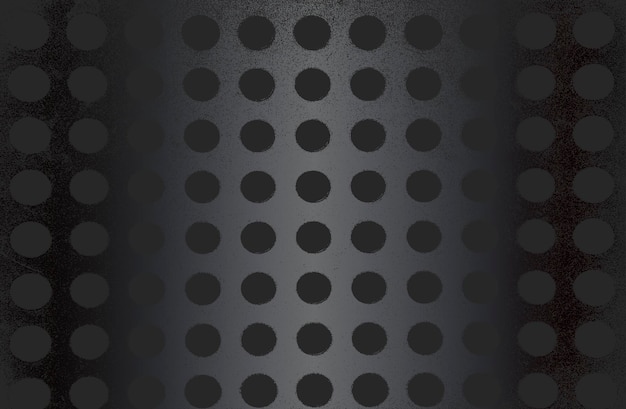 Fundo de gradiente de metal preto de luxo com textura de placa de metal em dificuldade