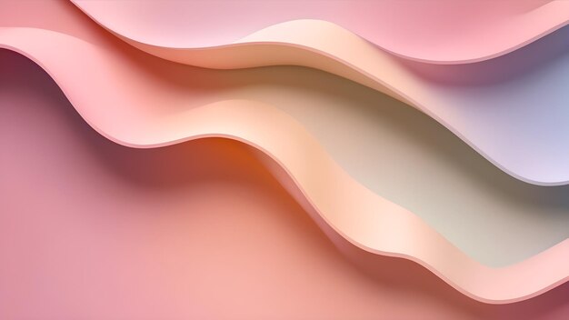 Fundo de gradiente pastel ondulado abstrato