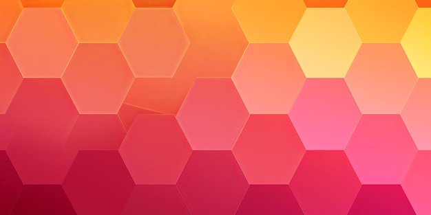 fundo de gradiente rosa e amarelo com um padrão hexagonal em uma ilustração vetorial ar 21 v 52 ID de trabalho 66730f7d7f2041ca913ff80dec4d3b62
