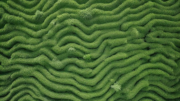 Fundo de grama de folhagem da selva