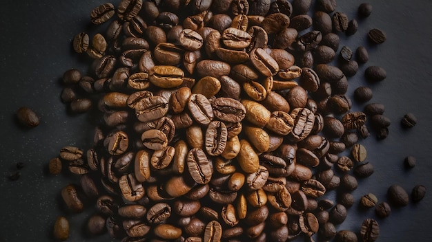 Fundo de grãos de café