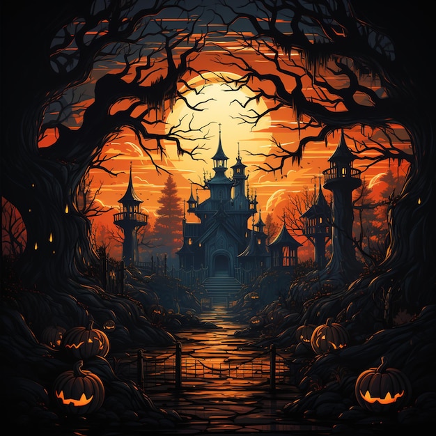 fundo de Halloween