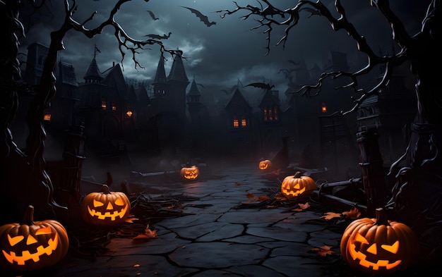 fundo de Halloween