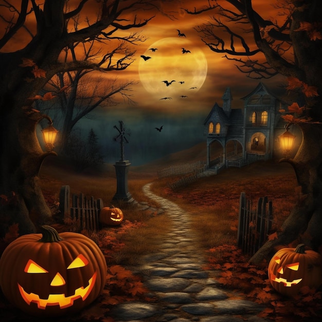 fundo de Halloween