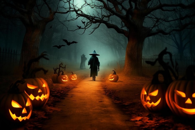 fundo de Halloween