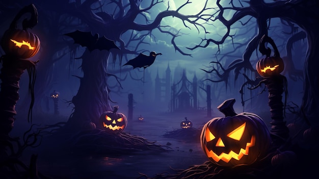 fundo de Halloween