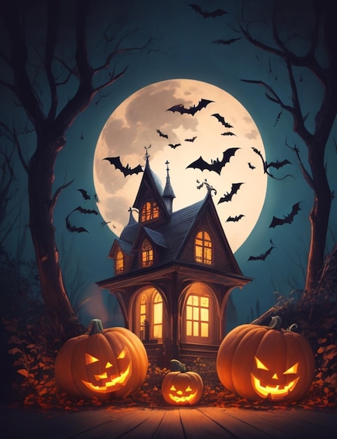 fundo de halloween