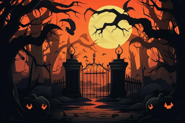 fundo de halloween