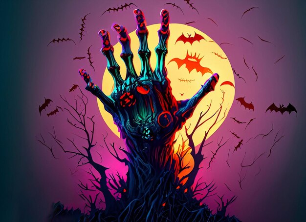 fundo de Halloween