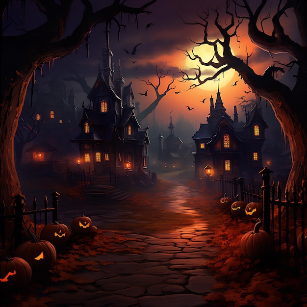 fundo de Halloween