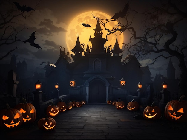 fundo de Halloween