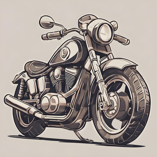 Fundo de ícones de motocicletas muito legal