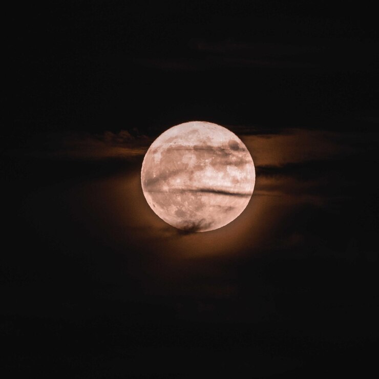 Foto fundo de imagem da lua e papel de parede