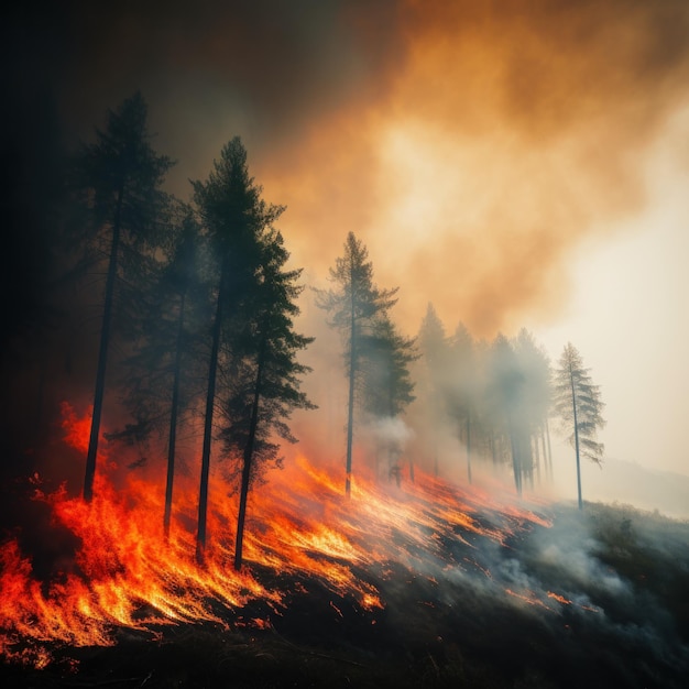 Fundo de incêndio florestal