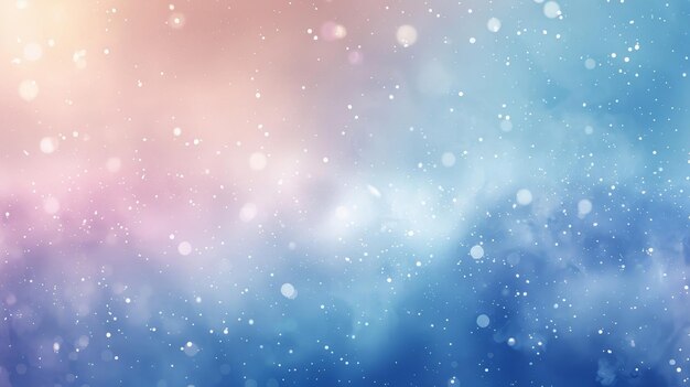 Foto fundo de inspiração de inverno com gradientes fluídos sobreposições nebulosas e luzes cintilantes fundo