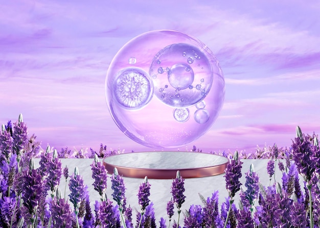 Fundo de lavanda