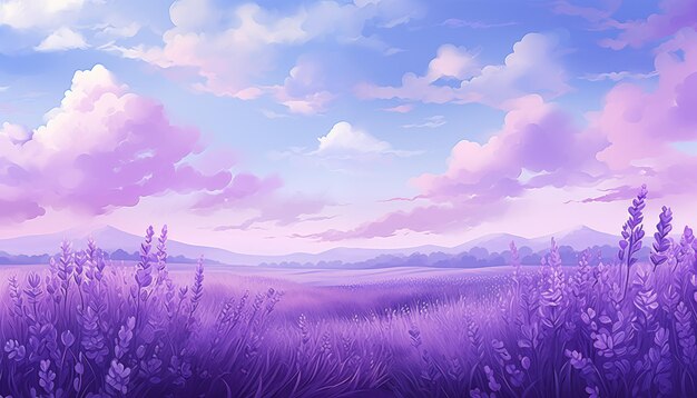 fundo de lavanda