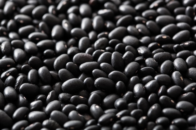 Fundo de legumes de feijão preto tartaruga