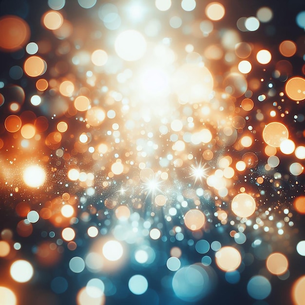 Foto fundo de luz bokeh com efeito espumante desfocado para projetos festivos ou glamourosos