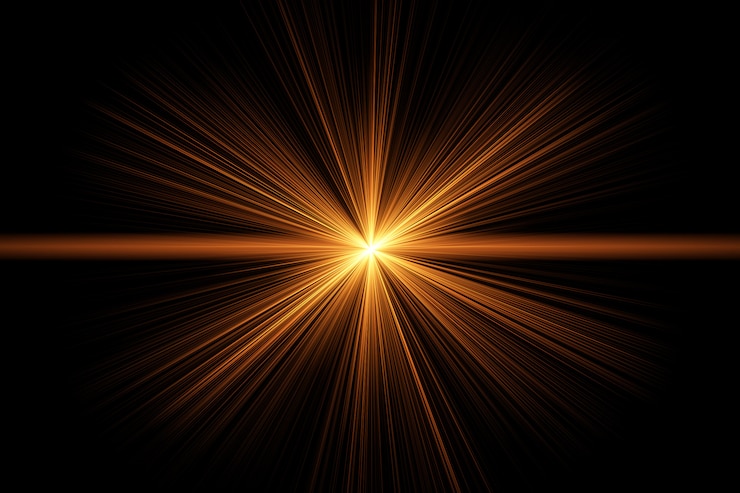 Foto fundo de luz de fulguração abstrata