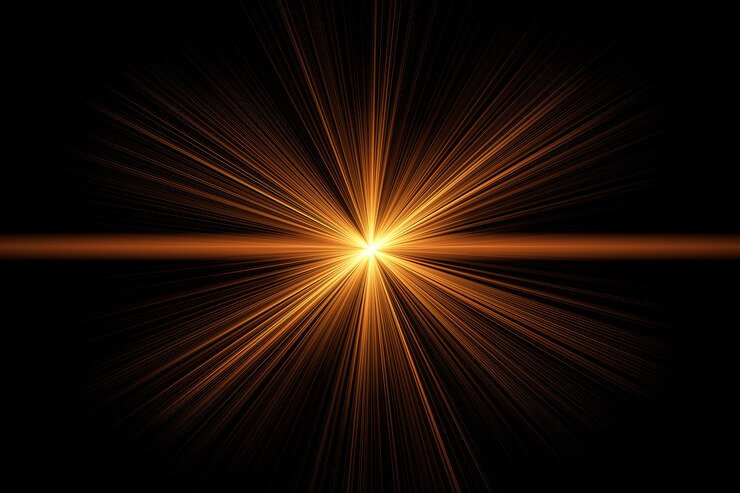 Foto fundo de luz de fulguração abstrata