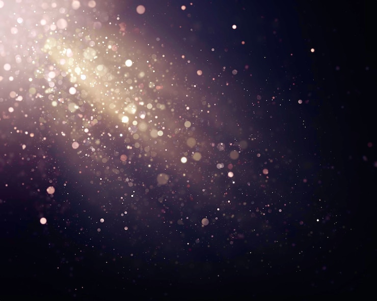 Foto fundo de luzes de bokeh de brilho desfocado e desfocado