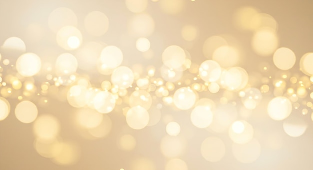 Fundo de luzes douradas de Bokeh
