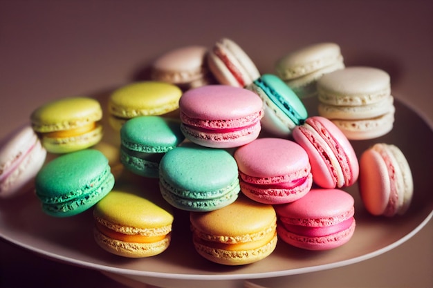 Fundo de macarons