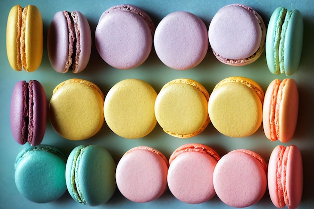 Fundo de macarons