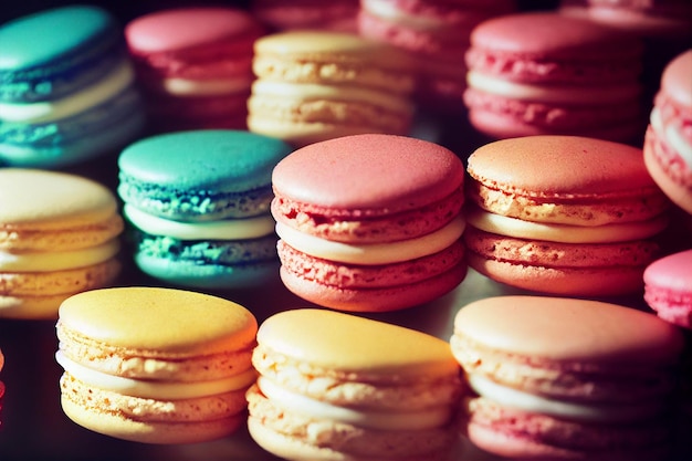 Fundo de macarons