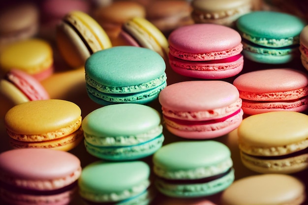 Fundo de macarons