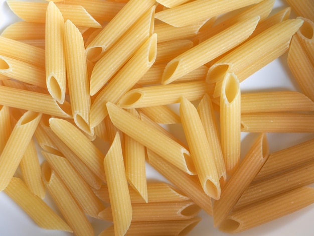 Fundo de macarrão penne