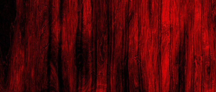 Foto fundo de madeira com textura abstrata e cor vermelha escura