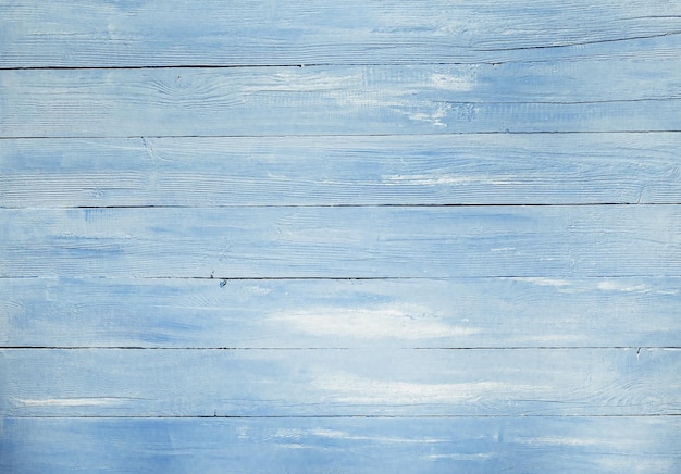 Fundo de madeira de placas ásperas brancas e azuis gastas